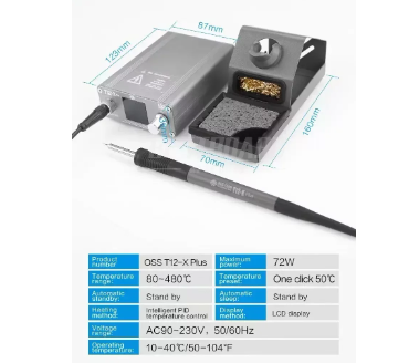 OSS T12-X PLUS Soldering Stati - Electronics Repair Plus ulasan dan harga