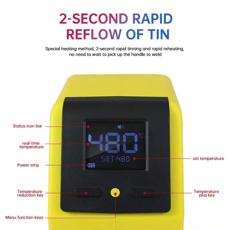 OSS T210 Plus Soldering Statio - Electronics Repair Plus ulasan dan harga